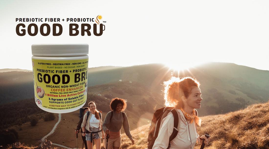 Probiotics and soluble fiber can balance the gut microbiome. Good Bru is a natural way to fight dysbiosis.